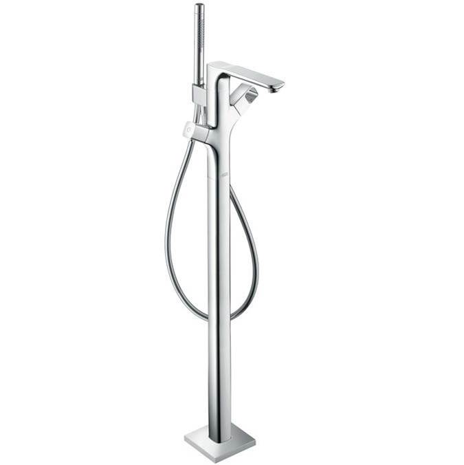 Axor Urquiola Thermostatic Freestanding Tub Filler Trim with 1.75 GPM Handshower in Chrome