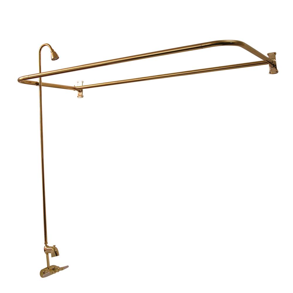 Barclay Converto Shower w/60'' D-Rod, Code Spout, Polished Brass