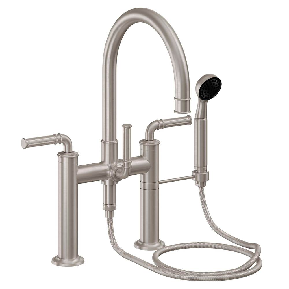 California Faucets Deck Mount Tub Filler with Handshower