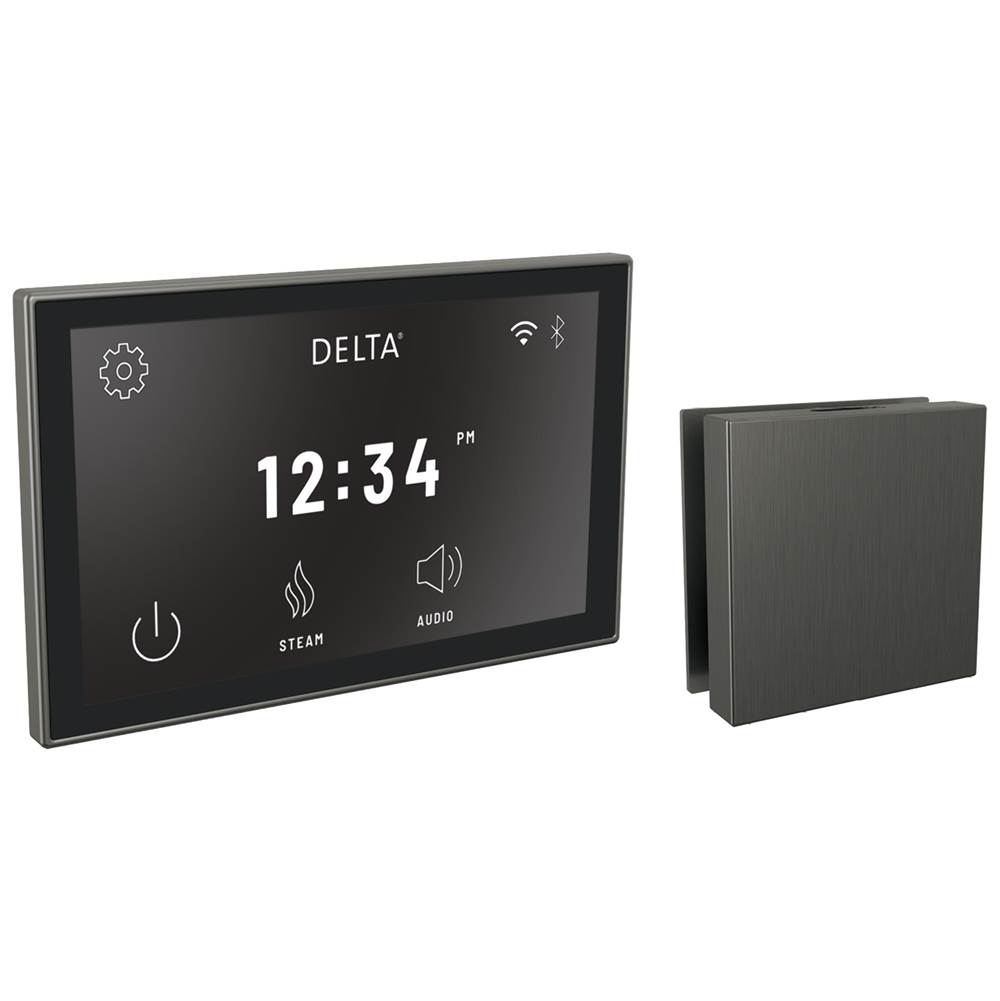 Delta Faucet Universal Showering Components Square Digital Steam Package