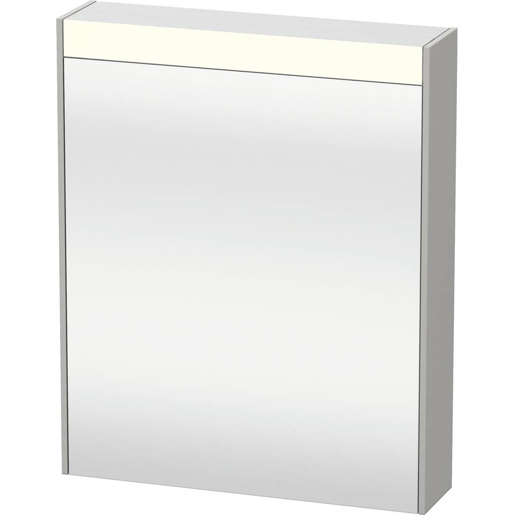 Duravit Brioso Mirror Cabinet with Lighting Concrete Gray