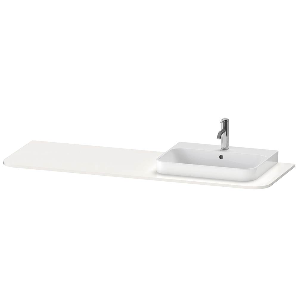Duravit Happy D.2 Plus Console with One Sink Cut-Out White