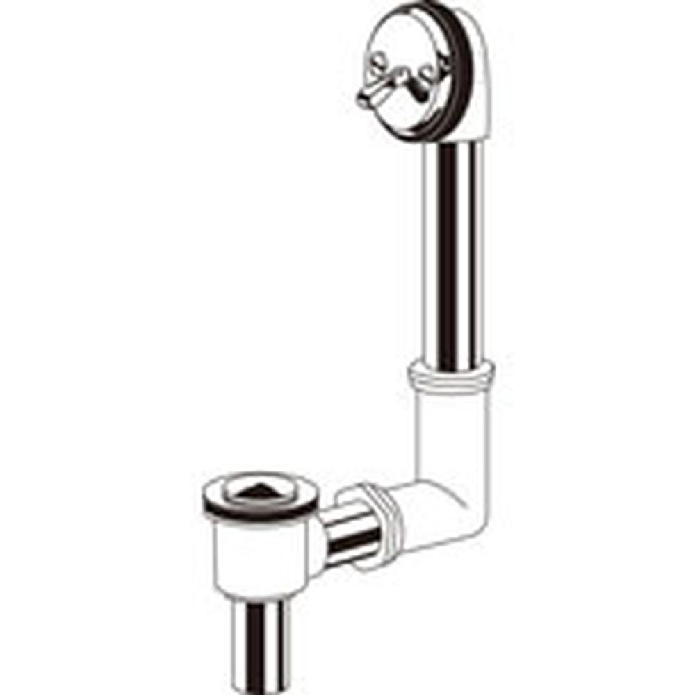 Gerber Plumbing Gerber Classics Pop-up 20 Gauge All Drain in Shoe for Standard Tub with Brass Nuts Chrome