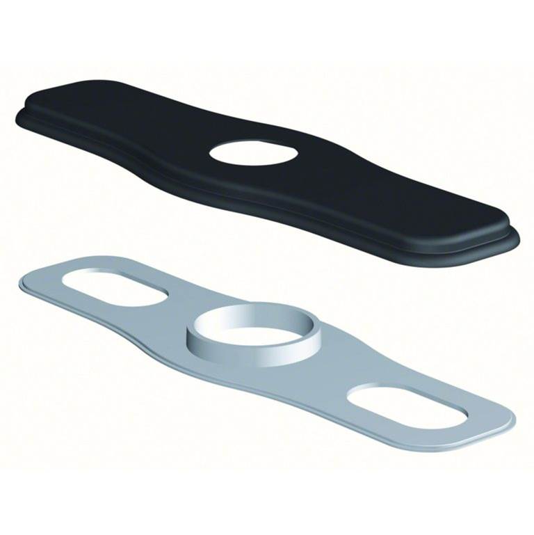 Gerber Plumbing Cover Plate Assembly for 8'' Centerset Kitchen Faucet Satin Black