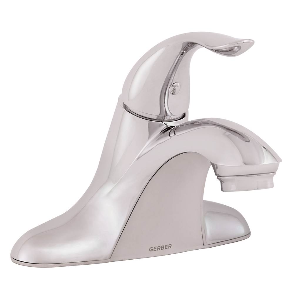 Gerber Plumbing Viper 1H Lavatory Faucet w/ 50/50 Touch Down Drain 1.2gpm Brushed Nickel