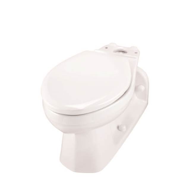 Gerber Plumbing Ultra Flush 1.0/1.28/1.6gpf Elongated Bowl Back Outlet White
