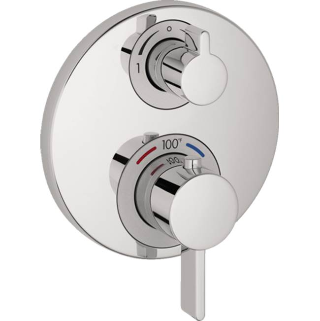 Hansgrohe Ecostat S Thermostatic Trim with Volume Control and Diverter in Chrome