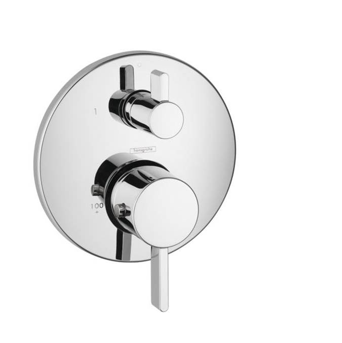 Hansgrohe Ecostat Thermostatic Trim S with Volume Control and Diverter in Chrome