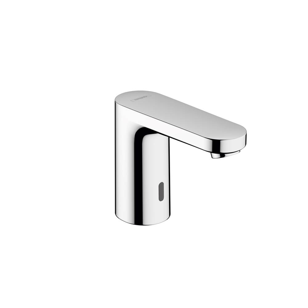 Hansgrohe Vernis E Electronic Faucet with Pre-Adjusted Temperature, 0.5 GPM Battery-Powered in Chrome