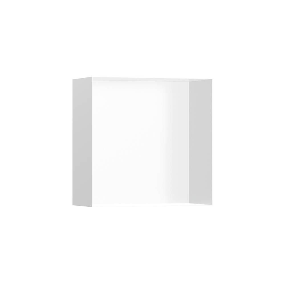 Hansgrohe XtraStoris Minimalistic Wall Niche with Open Frame 12''x 12''x 5.5''  in Matte White