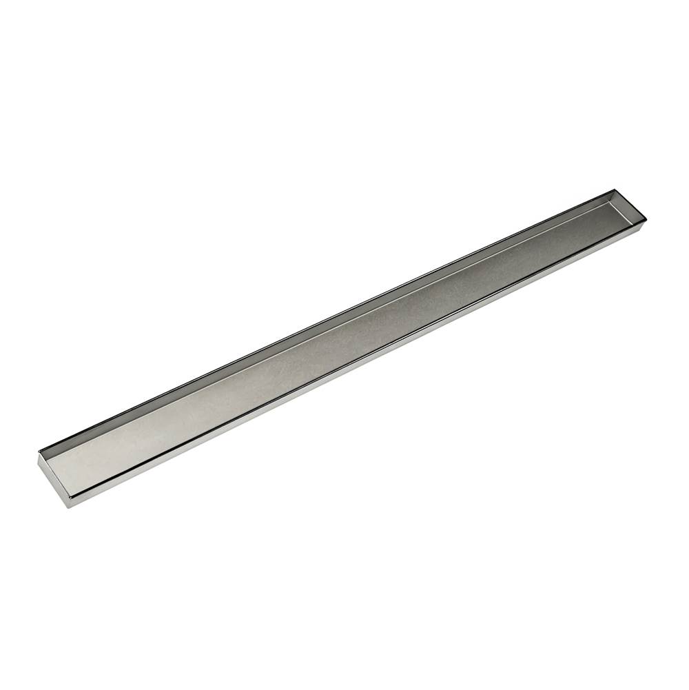 Infinity Drain 52'' Stainless Steel Closed Ended Channel for 60'' S-AS 65/S-AS 99/S-LTIFAS 65/S-LTIFAS 99 Series in Polished Stainless