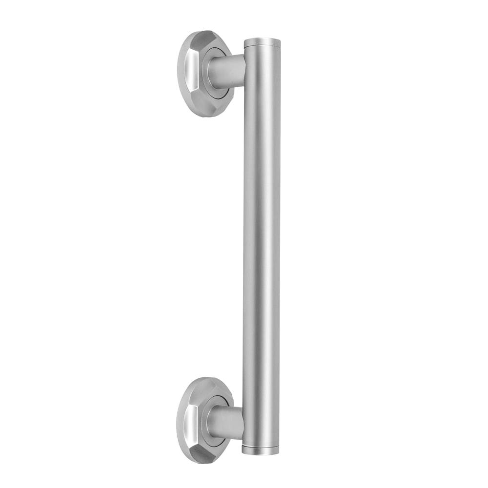 Jaclo 12'' Grand Grab Bar with Contemporary Hex Flange
