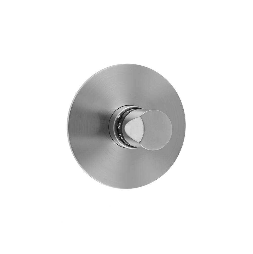 Jaclo Round Plate With Thumb Handle Trim For Thermostatic Valves (J-TH34 & J-TH12)