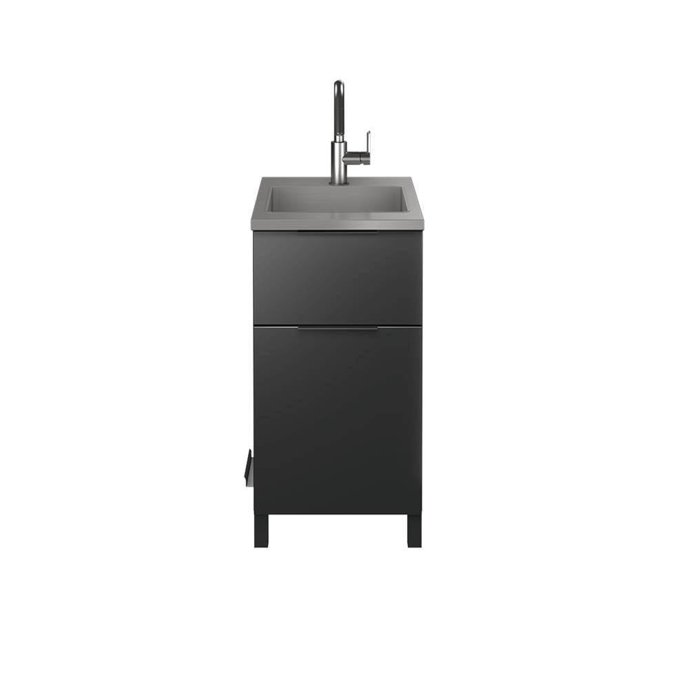 Home Refinements by Julien Essence Self-Standing Sink Cabinet, Onyx, 18'' X 36'' X 24''
