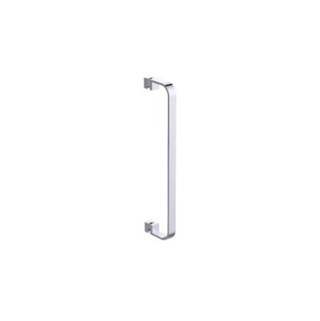 Kartners COLOGNE - 24-inch Single Shower Door Handle-Glossy White