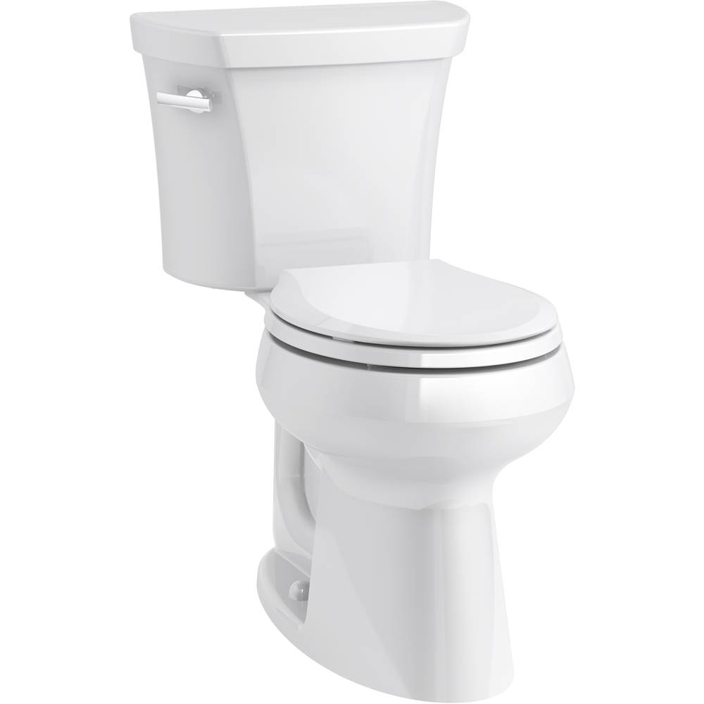 Kohler Highline® Comfort Height® Two-piece round-front 1.28 gpf chair height toilet with insulated tank