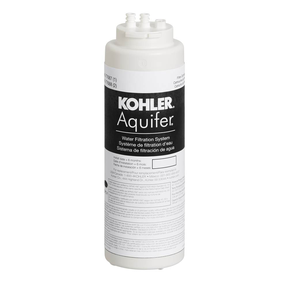 Kohler Aquifer® single replacement filter cartridge