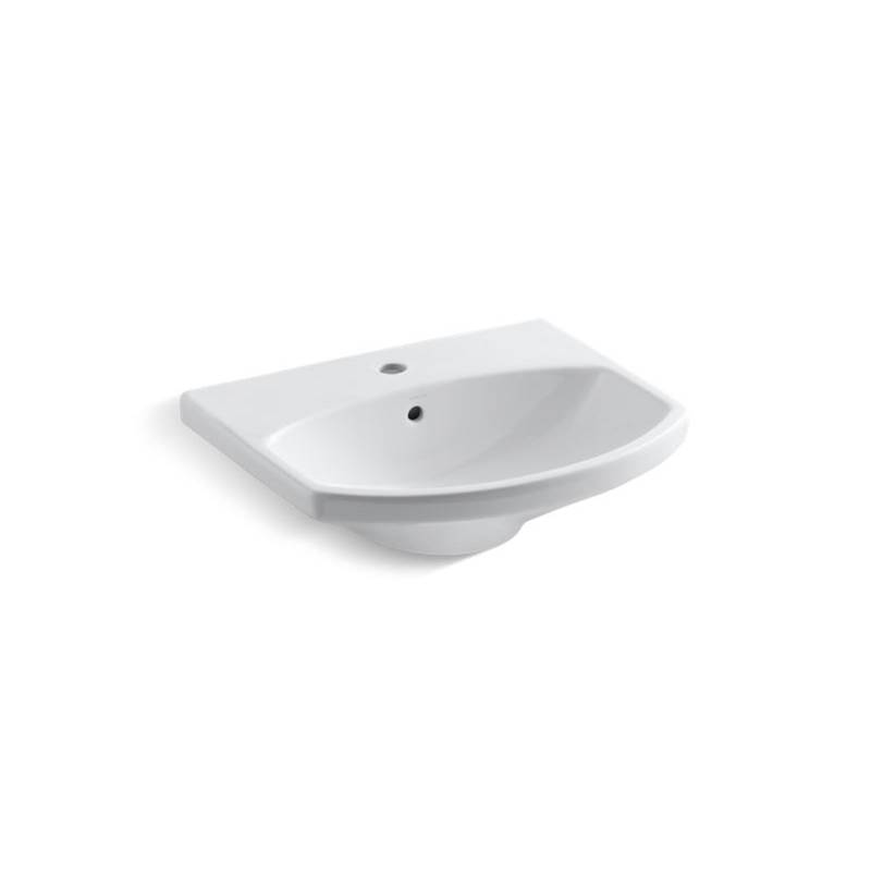 Kohler Cimarron® Bathroom sink with single-hole faucet hole