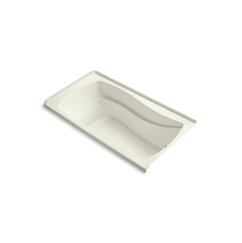 Kohler Mariposa® 66'' x 36'' alcove bath with Bask® heated surface, integral flange, and right-hand drain