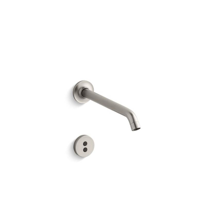 Kohler Purist® Wall-mount touchless faucet trim with Insight™ technology and 8-1/4'' 35-degree spout, requires valve