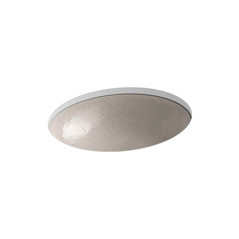 Kohler Whist® Glass undermount bathroom sink in Opaque Doe