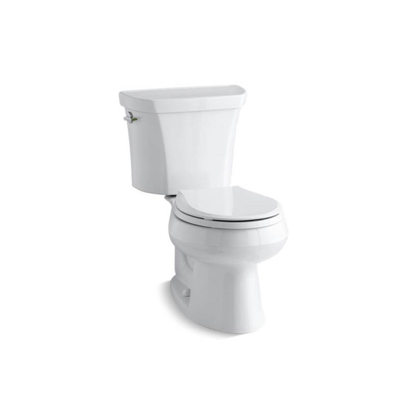 Kohler Wellworth® Two-piece round-front dual-flush toilet