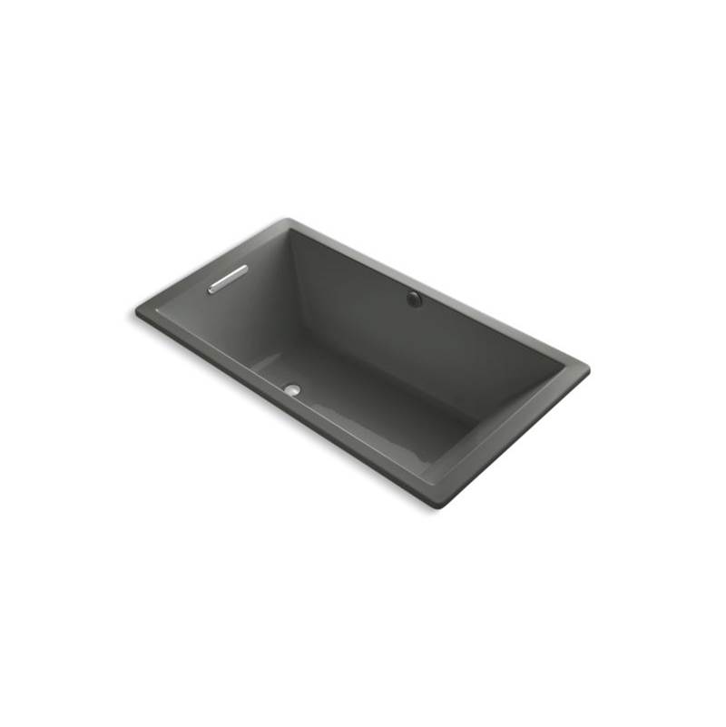 Kohler Underscore® Rectangle 66'' x 36'' drop-in bath with Bask® heated surface and end drain