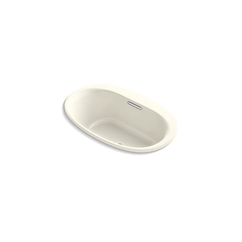 Kohler Underscore® Oval 59-11/16'' x 35-5/8'' drop-in VibrAcoustic® bath with Bask® heated surface