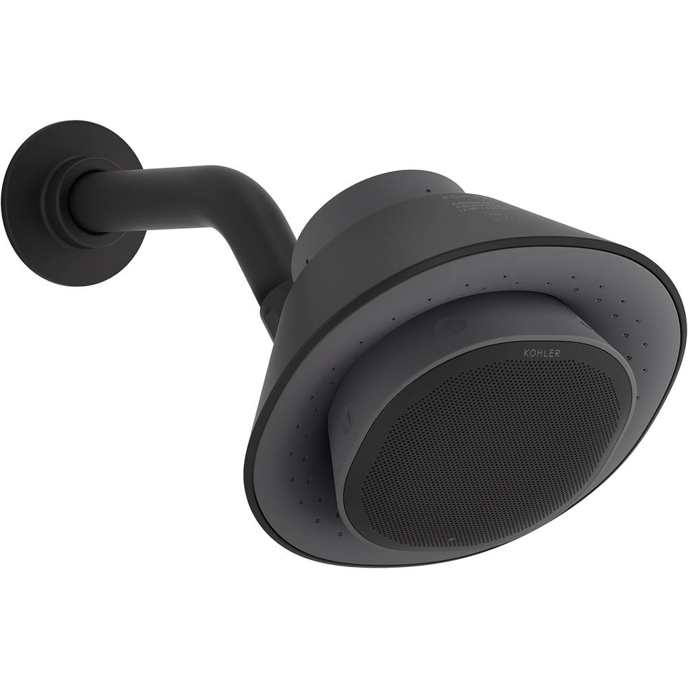 Kohler Moxie® 2.5 gpm showerhead and wireless speaker with Amazon Alexa