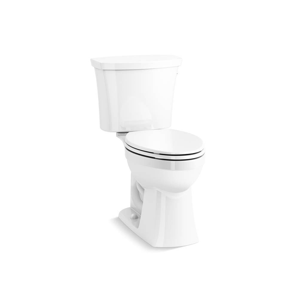 Kohler Kelston Comfort Height Two-Piece Elongated 1.28 Gpf Toilet With Right-Hand Trip Lever