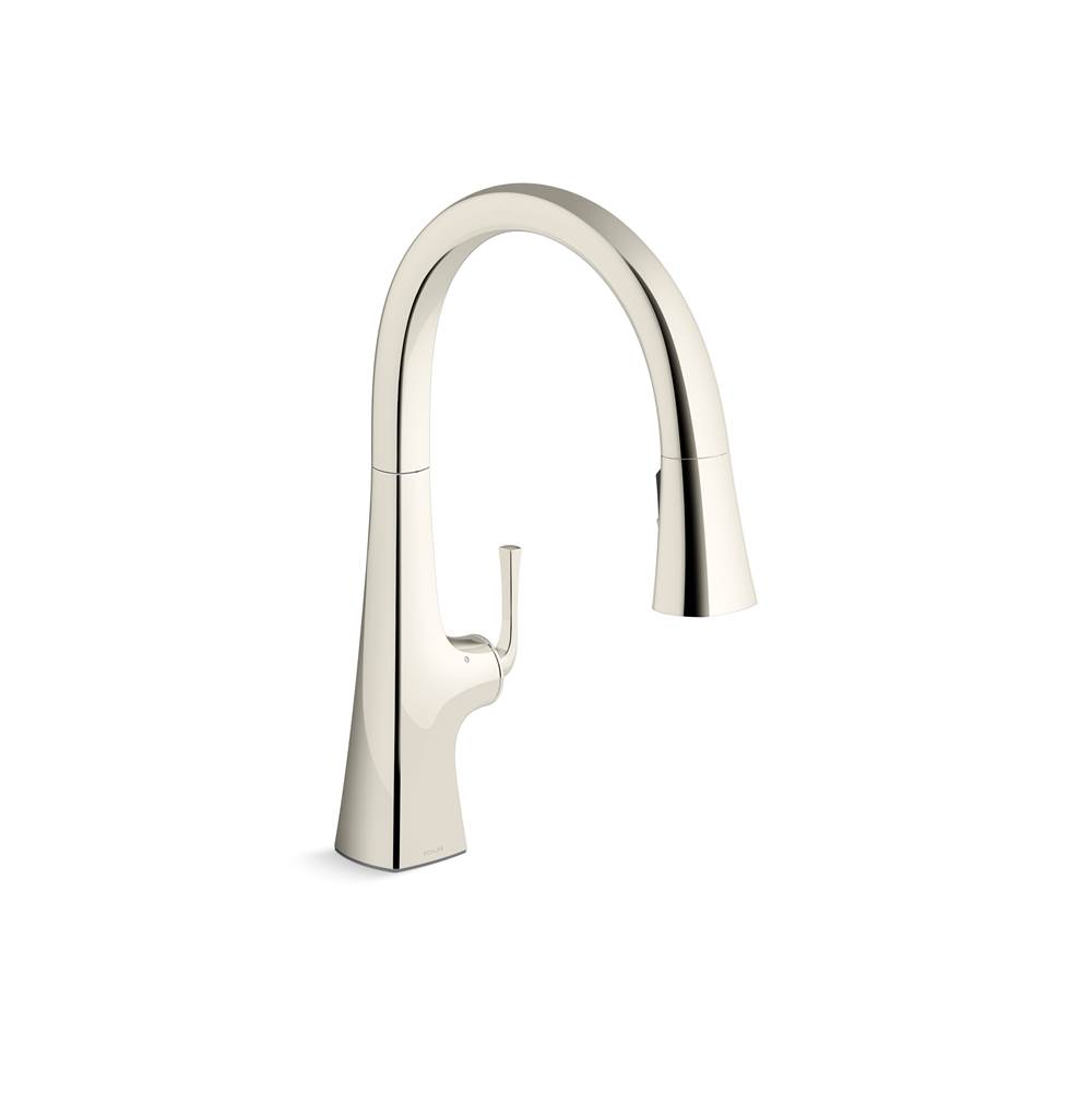 Kohler Graze  Touchless Pull-Down Kitchen Sink Faucet With Kohler Konnect And Three-Function Sprayhead