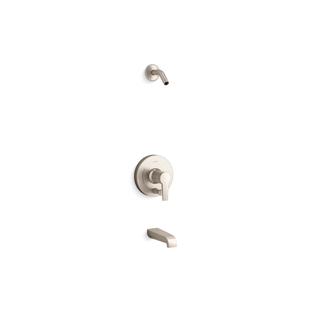 Kohler Pitch Rite-Temp Bath And Shower Trim Kit With Push-Button Diverter Without Showerhead