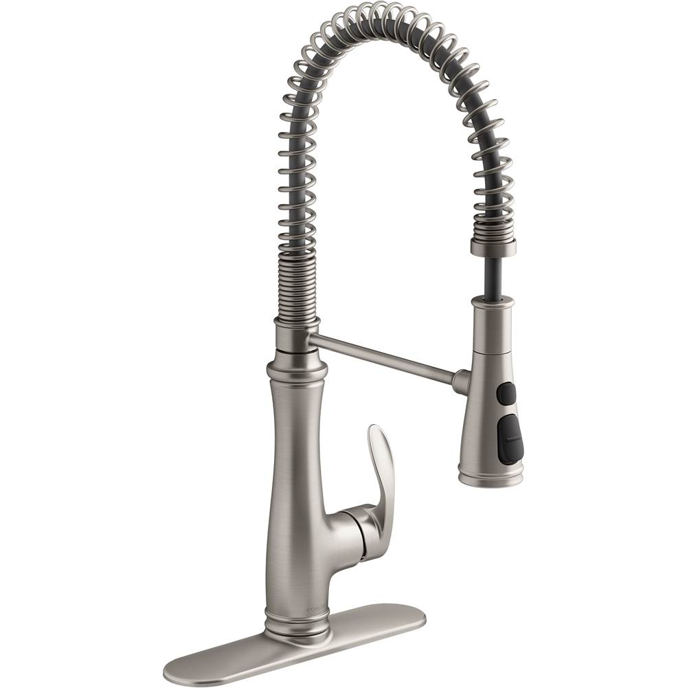 Kohler Bellera® Semi-Professional Kitchen Sink Faucet With Three-Function Sprayhead