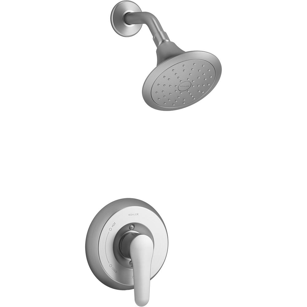 Kohler July™ Rite-Temp® shower trim with lever handle and 1.75 gpm showerhead