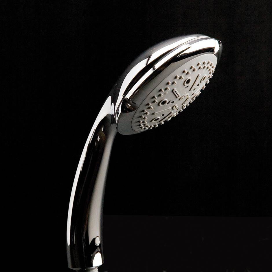Lacava Hand-held round shower head with 59'' flexible hose, four jets.