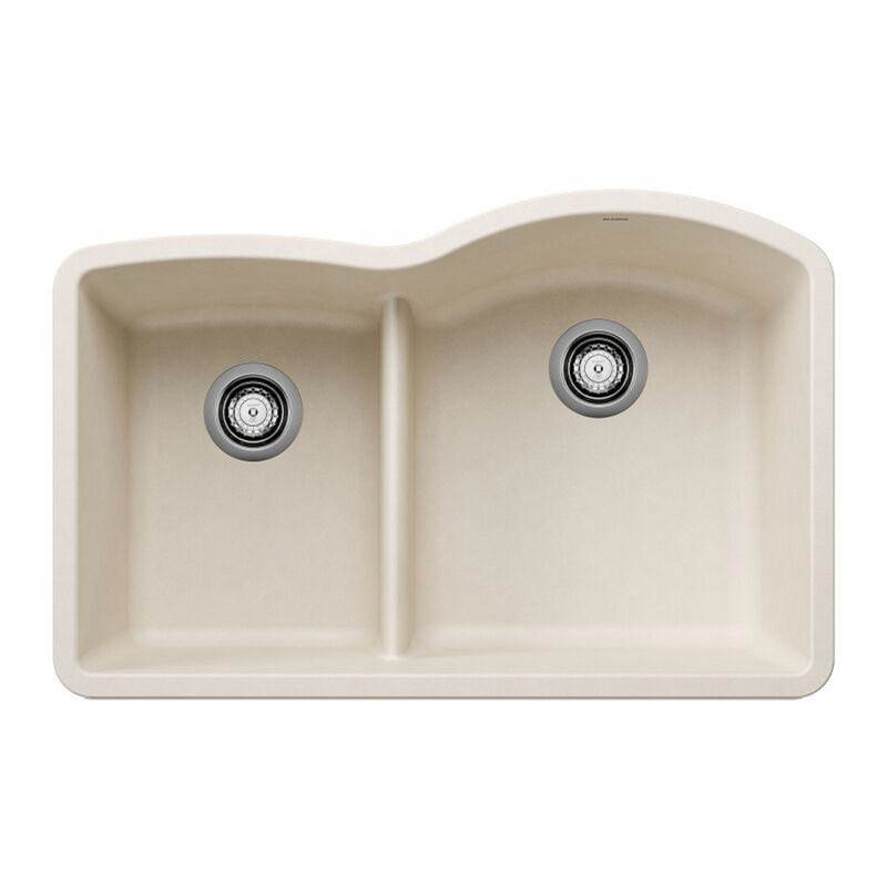 Luxart SILGRANIT® Double Bowl 40/60 Offset Low Divide Undermount Sink