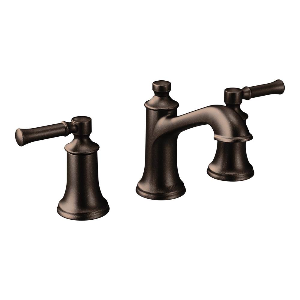 Moen Dartmoor 8 in. Widespread 2-Handle Bathroom Faucet in Oil Rubbed Bronze (Valve Sold Separately)
