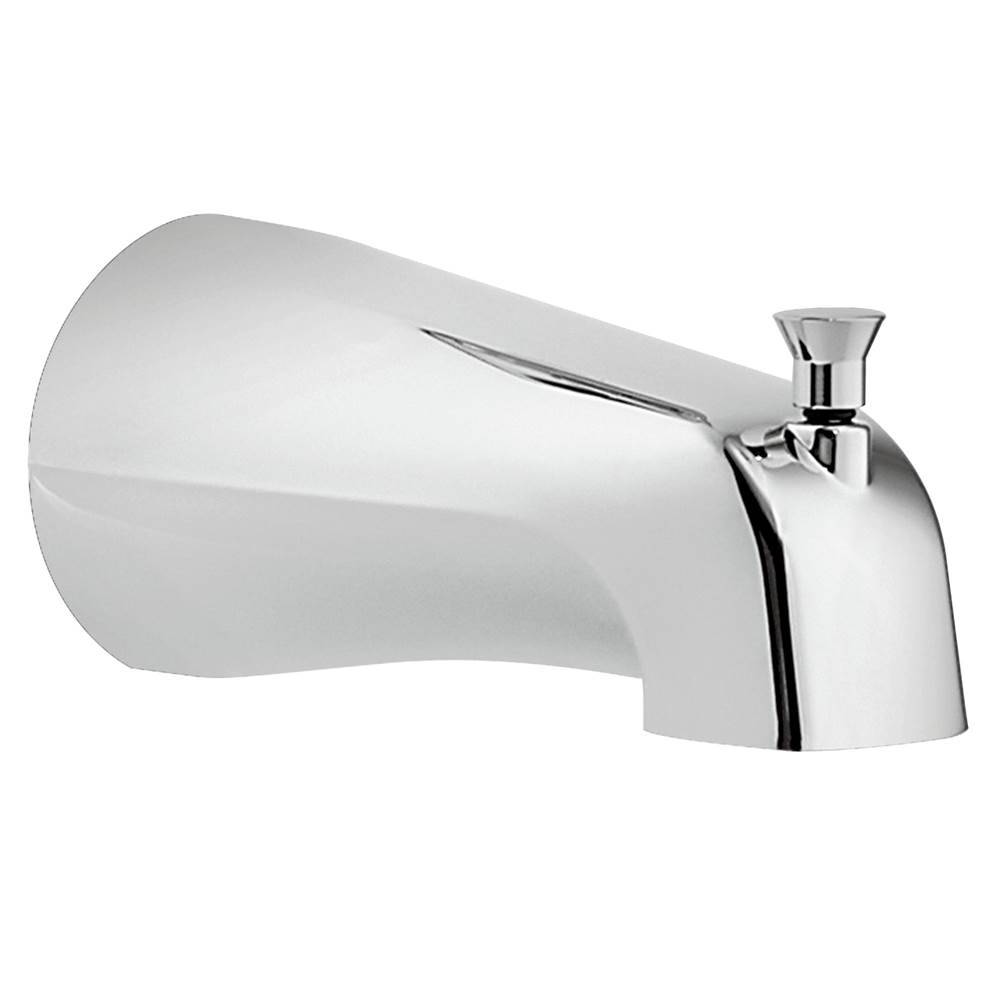 Moen Replacemnt Tub Spout with Lift-Rod Diverter, 1/2-Inch Slip-fit CC Connection, Chrome