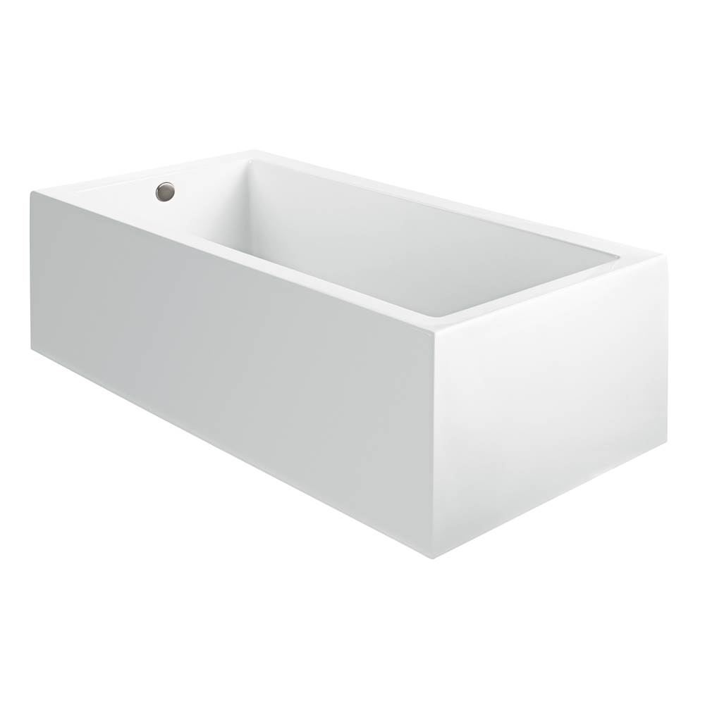 MTI Baths Andrea 19A Acrylic Cxl Sculpted 2 Side Air Bath - White (54X32)