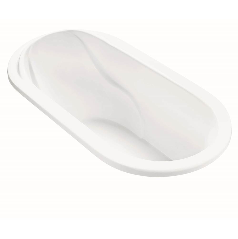 MTI Baths Solitude Dolomatte Drop In Air Bath - White (72X37)