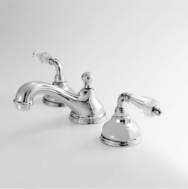 Sigma Widespread Lav Set With Lever Portofino Crystal Polished Nickel Pvd .43