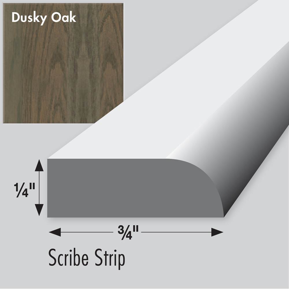 Strasser Woodenworks .75 X .25 X 36 Scribe Dusky Oak