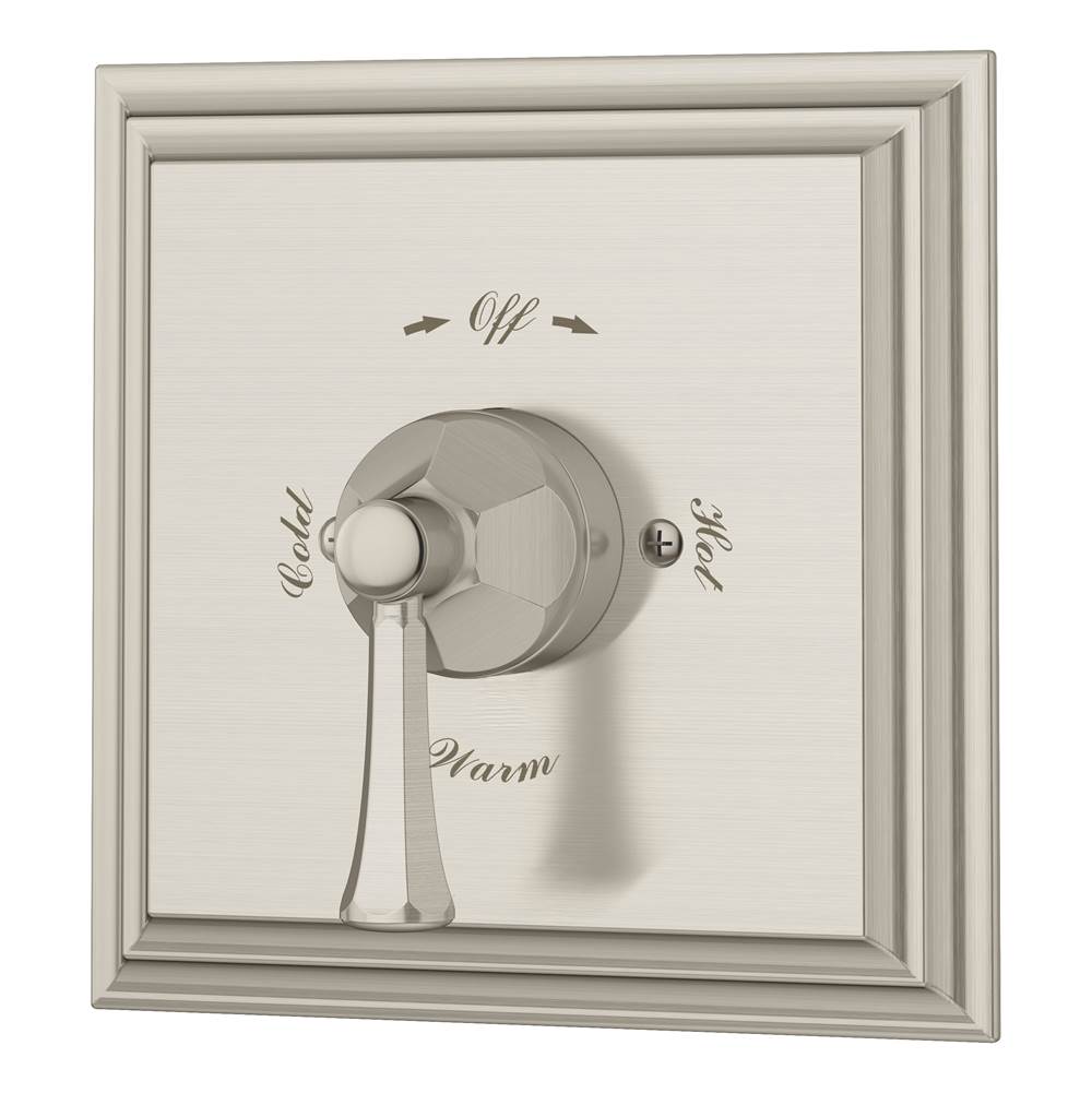 Symmons Canterbury Shower Valve Trim in Satin Nickel (Valve Not Included)