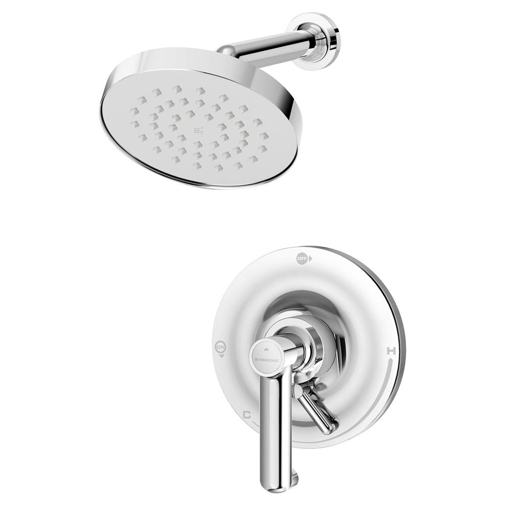 Symmons Museo Single Handle 1-Spray Shower Trim with Secondary Volume Control in Polished Chrome - 1.5 GPM (Valve Not Included)