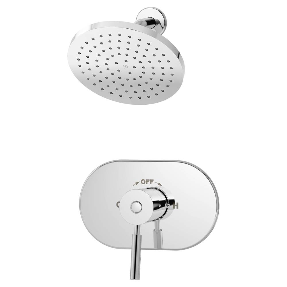 Symmons Sereno Single Handle 1-Spray Shower Trim in Polished Chrome - 1.5 GPM (Valve Not Included)