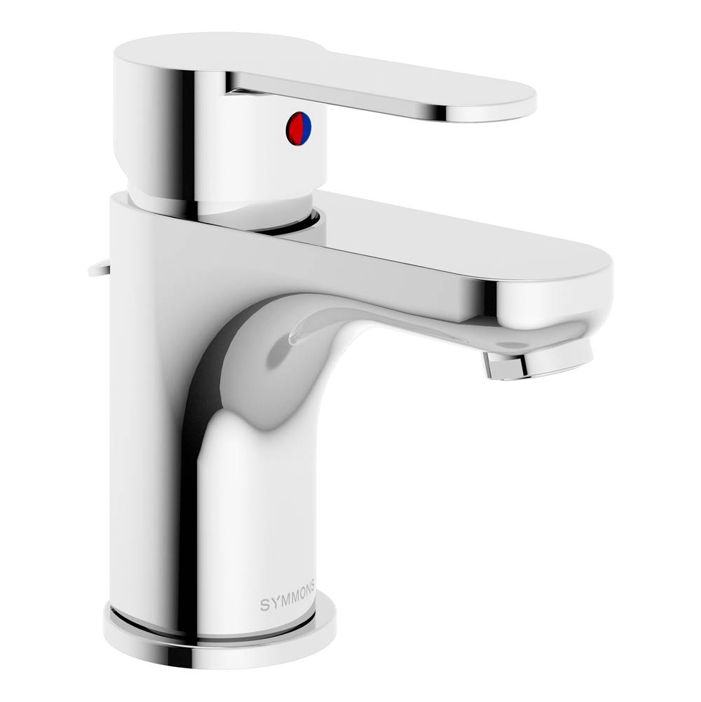 Symmons Identity Single Hole Single-Handle Bathroom Faucet with Deck Plate in Polished Chrome (0.5 GPM)