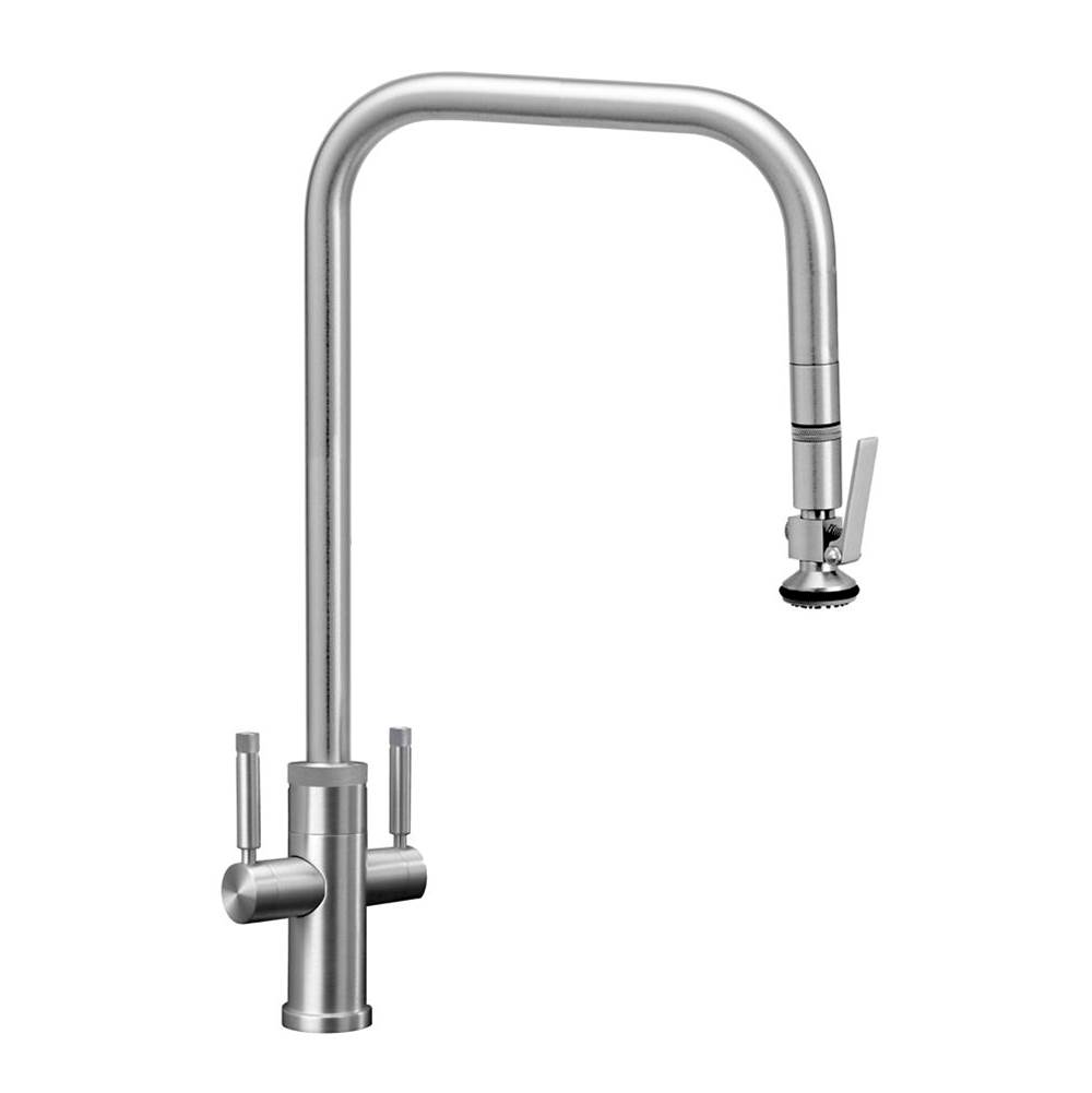 Waterstone Fulton Industrial Extended Reach 2 Handle Plp Faucet - Lever Sprayer